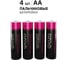 Батарейка Элемент питания алкалиновый AA/LR6 1.5В Super Alkaline BL-4 ФАZА (упаковка 4 шт) 5000285 2