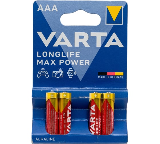 Батарейка Varta LONGLIFE MAX P. AАA 04703101404 4008496104734
