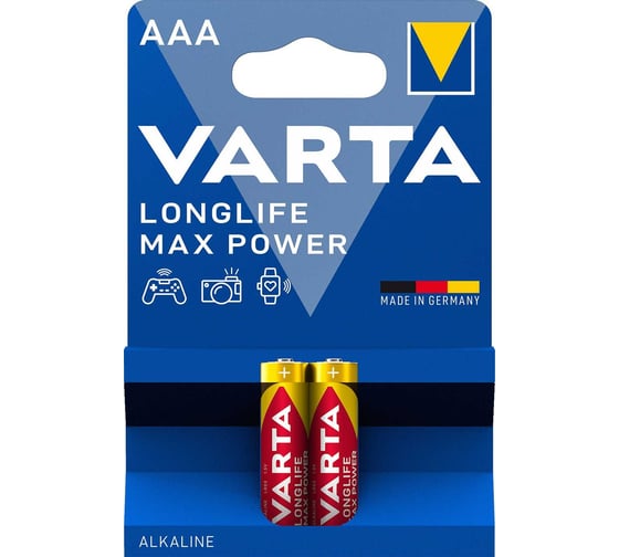 Батарейка Varta LONGLIFE MAX P. AAA 04703101412 4008496114733 1