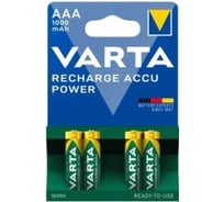 Аккумуляторы Varta ACC.R2U/RECH.A.POW.AAA1000мАч 05703301404 4008496594375