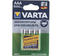 Аккумуляторы Varta ACC.R2U/RECH.A.POW.AAA1000мАч 05703301404 4008496594375