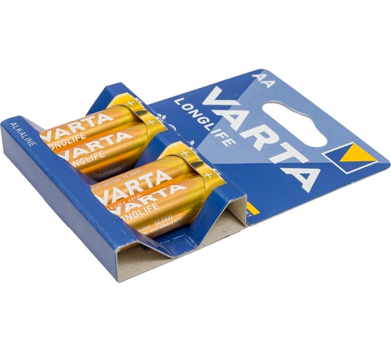 Батарейки Varta LONGLIFE AA BL4 4008496525157 04106101414