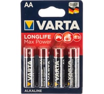 Батарейка Varta LONGLIFE MAX P. AA 4706101404