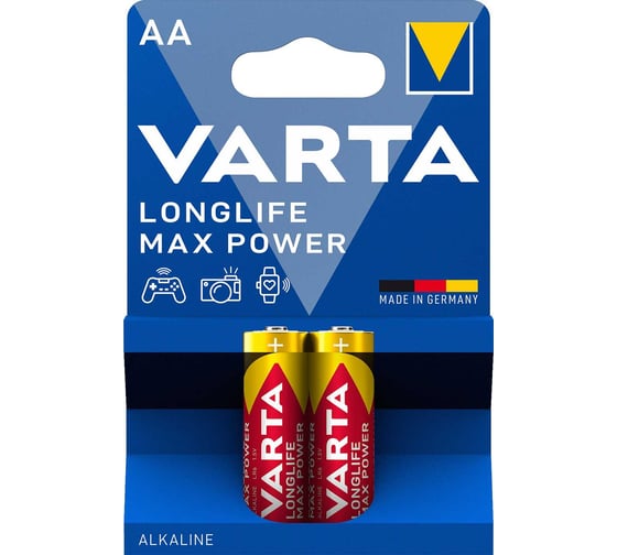 Батарейка Varta LONGLIFE MAX P. AA 4008496114764 04706101412 1