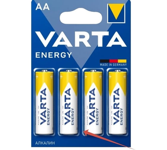 Батарейки Varta ENERGY AA 4106213414 4008496626410