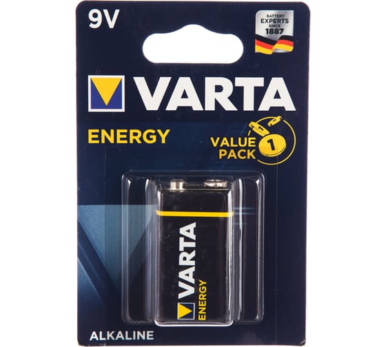 Батарейка Varta ENERGY 9V 04122229411 4008496626656