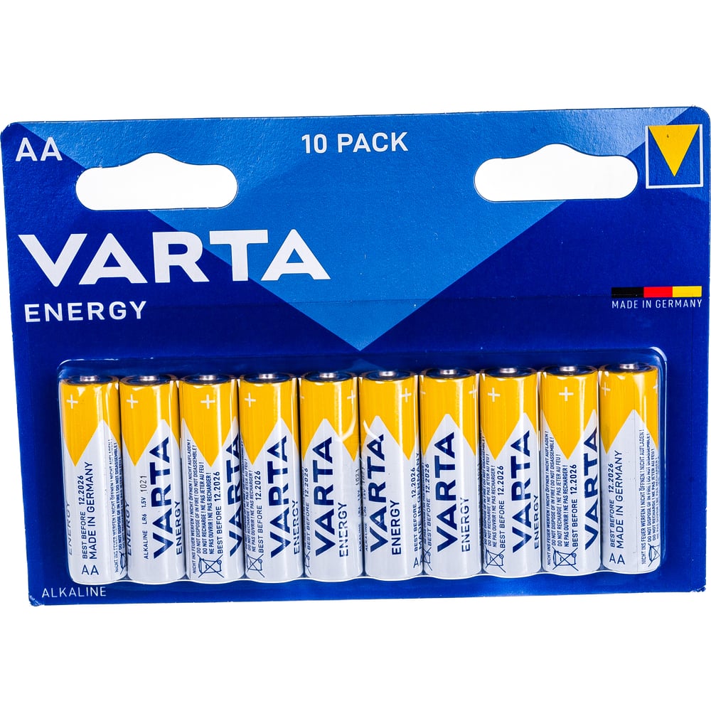 Батарейки Varta ENERGY AA 4106229491 - выгодная цена, отзывы .