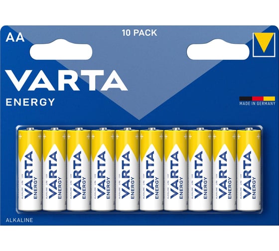 Батарейки Varta ENERGY AA 4008496674398 04106229491 1