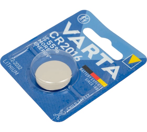 Элемент питания Varta ELECTRONICS CR 2016 06016101401 4008496276639