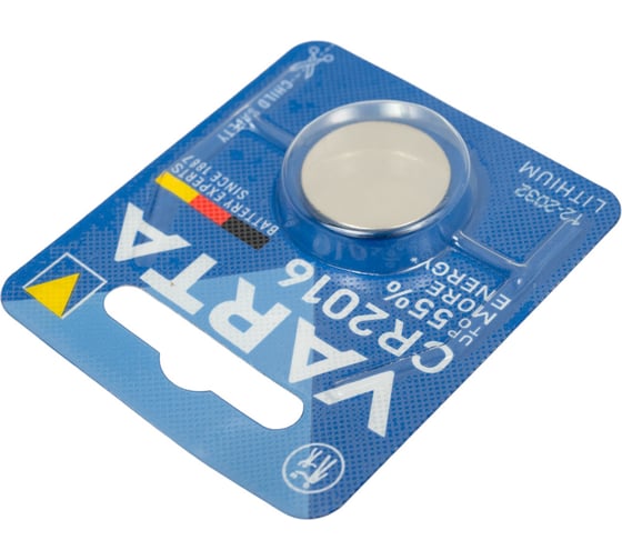 Элемент питания Varta ELECTRONICS CR 2016 06016101401 4008496276639