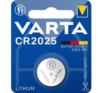 Элемент питания Varta ELECTRONICS CR 2025 06025101401 4008496276875