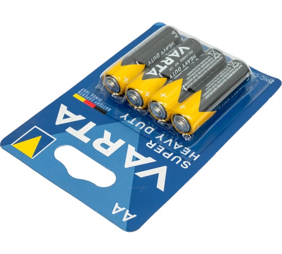 Батарейка Varta SUPERLIFE R6 AA BL4 Heavy Duty 4008496556267