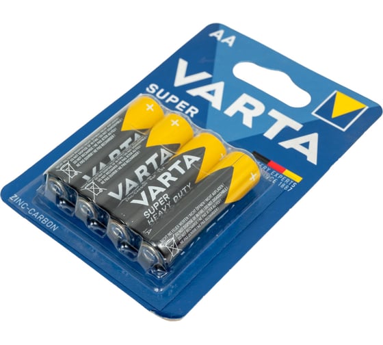 Батарейка Varta SUPERLIFE R6 AA BL4 Heavy Duty 4008496556267