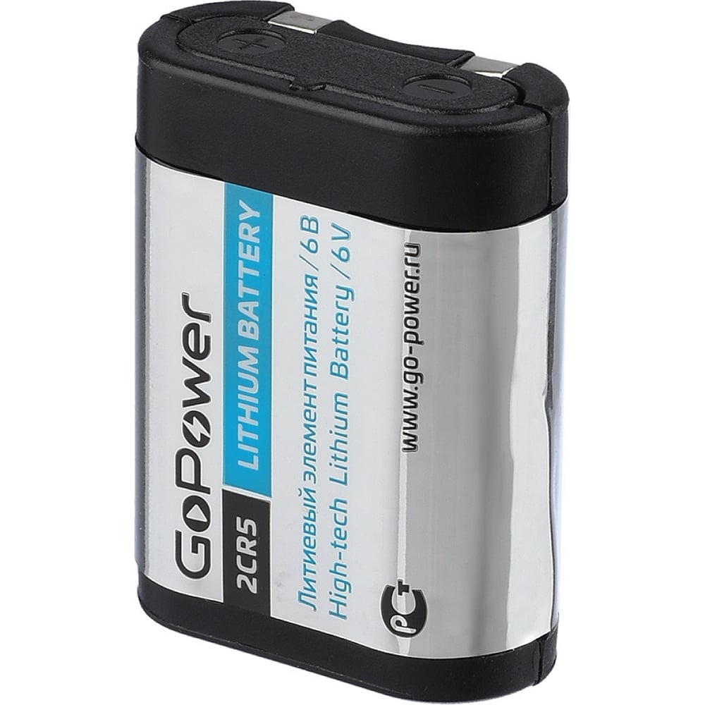 Батарейка GoPower 2CR5 BL1 Lithium 6V (6203) 00-00023062 - выгодная ...