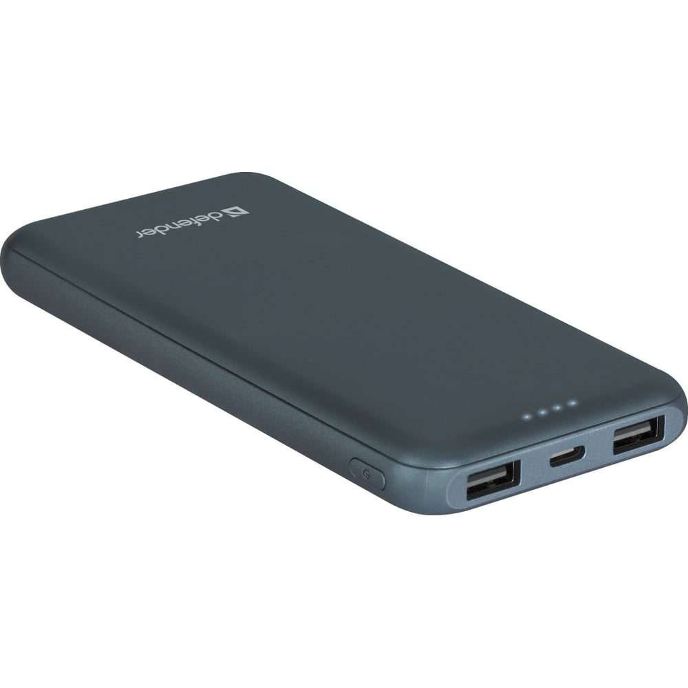 Внешний аккумулятор Defender ExtraLife 10000F 2xUSB,2.1A, 10000mAh, 2 ...