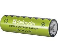 Солевая батарейка Defender R6-4B AA, в блистере 4 шт 56112