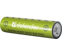 Солевая батарейка Defender R03-4B AAA, в блистере 4 шт 56102