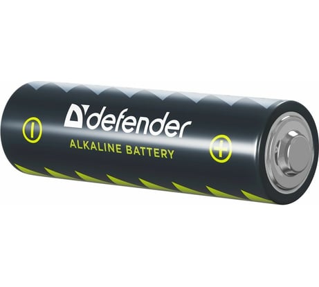 Алкалиновая батарейка Defender LR6-4F AA, в пленке 4шт 56011