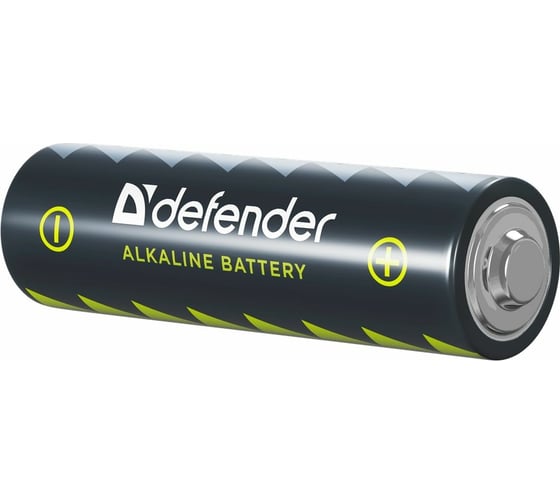 Алкалиновая батарейка Defender LR6-4F AA, в пленке 4шт 56011 1