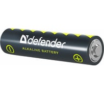 Алкалиновая батарейка Defender LR03-4F AAA, в пленке 4 шт 56001