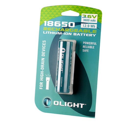 Аккумулятор Olight Li-ion ORB-186P36 18650 3,7 В. 3600 mAh MV-927062