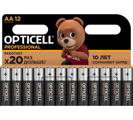 Батарейки OPTICELL Professional AA 12шт 6052005