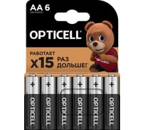 Батарейки Opticell AA 6шт 5051006