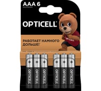 Батарейки Opticell AAA 6шт 5051007