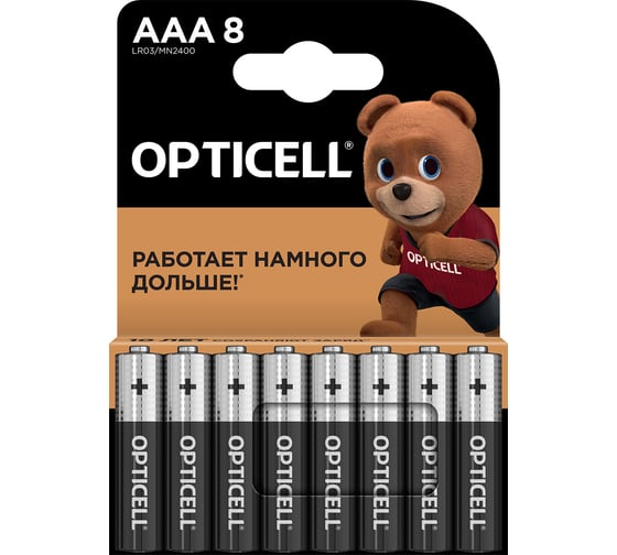 Батарейки Opticell AAA 8шт 5051009