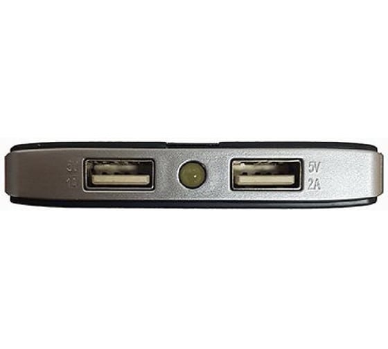 USB Wireless charger Power bank Intro black, 8000 mAh, зарядки25, WPB8000, Б0033145