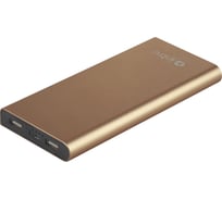 USB Power Bank Intro Gold, 10 000 mAh, зарядки25, PB10, Б0029354