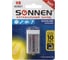 Батарейка SONNEN Alkaline, Крона алкалиновая, 1 шт., в блистере, 451092 1