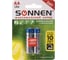 Батарейки SONNEN Super Alkaline, АА алкалиновые, 2 шт., в блистере, 451093 1