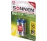 Батарейки SONNEN Super Alkaline, АА алкалиновые, 2 шт., в блистере, 451093 6
