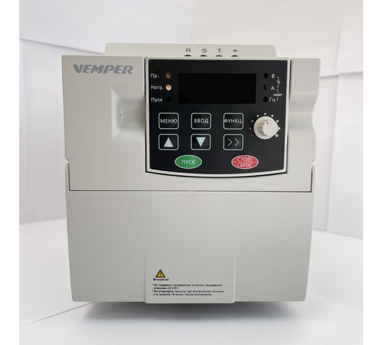 Частотный преобразовательVEMPER 3,7 кВт VR100-037T4B (380В) 13923 1