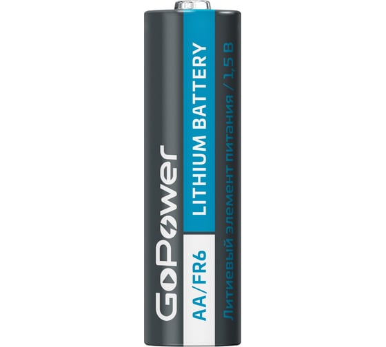 Батарейка GoPower FR6 AA BOX10 Lithium 1.5V 00-00024456