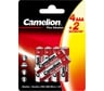 Батарейки Camelion New plus alkaline 4+2 lr03 (4+2lr03-bp, 1.5в) 6 шт блистер 15307