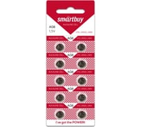 Батарейка Smartbuy часовая ag6-10b (100/2000) упаковка 10 шт. SBBB-AG6-10B
