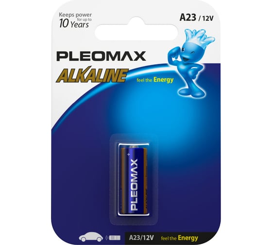 Батарейка Pleomax a23 1bl, alkaline (20/160/9600) Б0061420 1