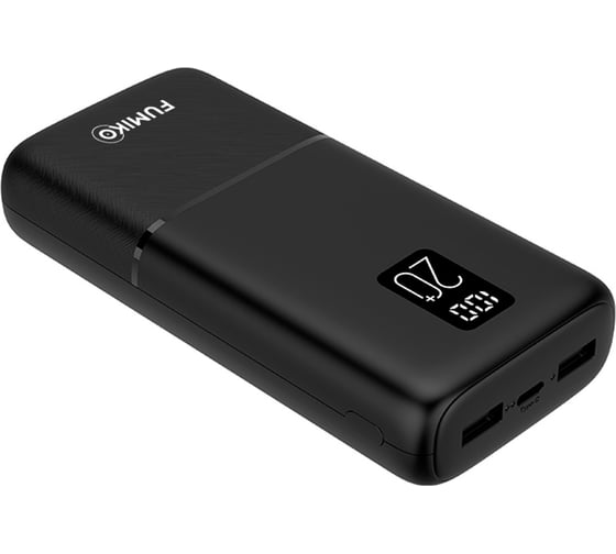 Внешний аккумулятор FUMIKO pb11 20000 мач, черный FPB11-01