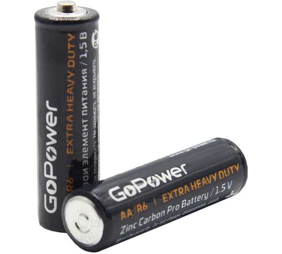 Батарейка GoPower R6 AA BL4 Heavy Duty 1.5V 4 шт 00-00015594