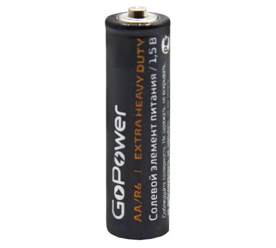 Батарейка GoPower R6 AA BL4 Heavy Duty 1.5V 4 шт 00-00015594