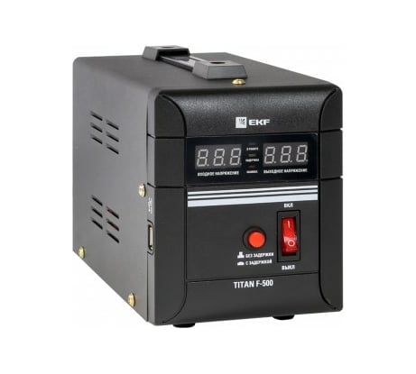 Стабилизатор напряжения EKF TITAN F-500 напольный PROxima stab-f-500