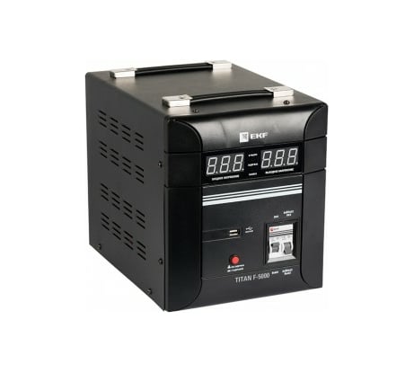 Стабилизатор напряжения EKF TITAN F-5000 напольный PROxima stab-f-5000