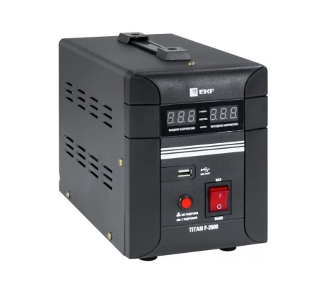 Стабилизатор напряжения EKF TITAN F-2000 напольный PROxima stab-f-2000