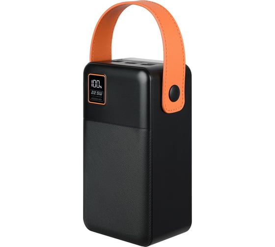 АКБ TFN 60000mah, porta lcd pd, 22.5w, черный TFN-PB-322-BK