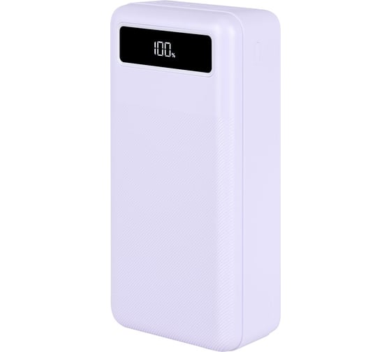 АКБ TFN 30000mah, porta lcd pd, 22.5w, фиолетовый TFN-PB-313-VL