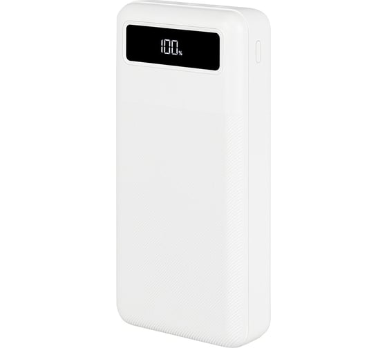 АКБ TFN 20000mah, porta lcd pd, 22.5w, белый TFN-PB-312-WH