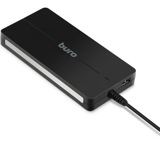 Автоматический блок питания BURO BUM-0051K120 120W 12V-20V 11-connectors 6A 1xUSB 2A от бытовой элек 484590 1