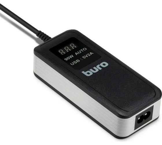 Автоматический блок питания BURO BUM-0065A90 90W 15V-20V 11-connectors 5A 1xUSB 2.1A от бытовой элек 945342 1